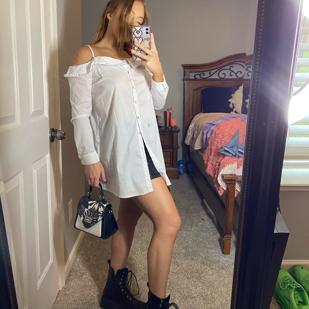 White button up